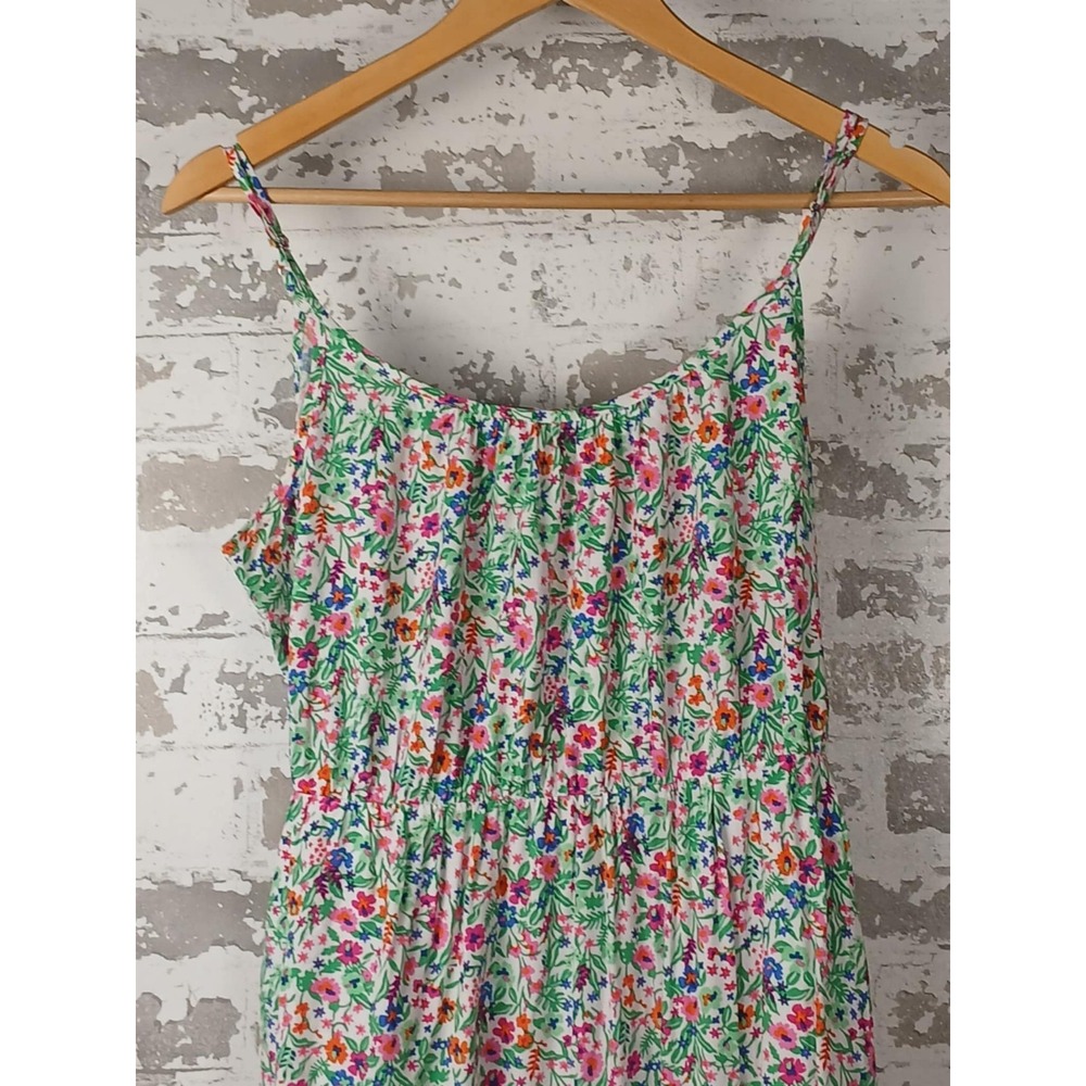 J. Crew Colorful Floral Midi Dress